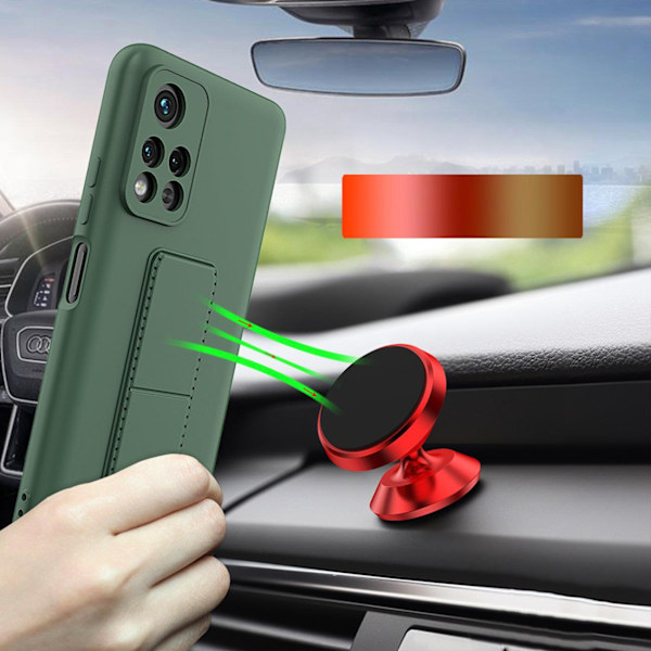 Wozinsky Ställfodral Silikon Skal med Stöd för Xiaomi Redmi 10 -