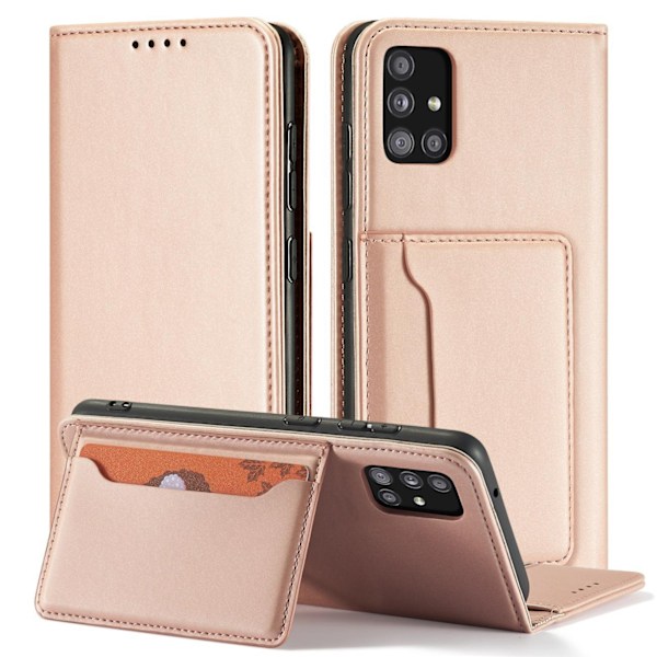 Samsung Galaxy A13 5G Magnet Kortfodral Rosa - Plånbok/ Kortförv
