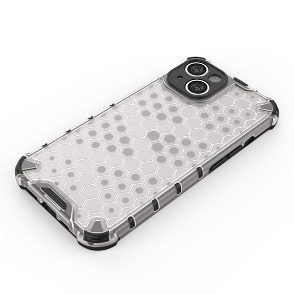 iPhone 14 Skyddsfodral i Robust Hybriddesign med Bikakemönster -