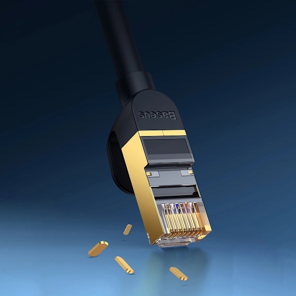 Baseus Speed Seven Snabb Nätverkskabel RJ45 10Gbps 5m Svart (WKJ