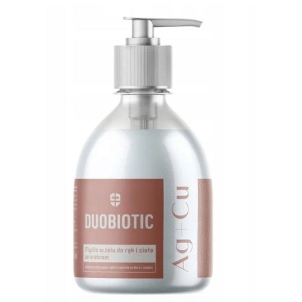 Duobiotisk Hand- och Kroppsgel med Silver Ag + Koppar Cu/ 500 ml