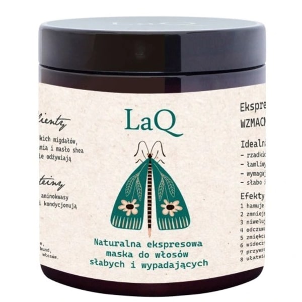 LaQ Snabbverkande Hårmask 8-i-1/ Stärkande & Närande/ 250 ml
