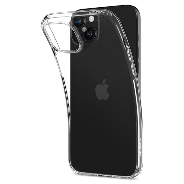 Transparent Spigen Crystal Flex Cover för iPhone 15 Plus