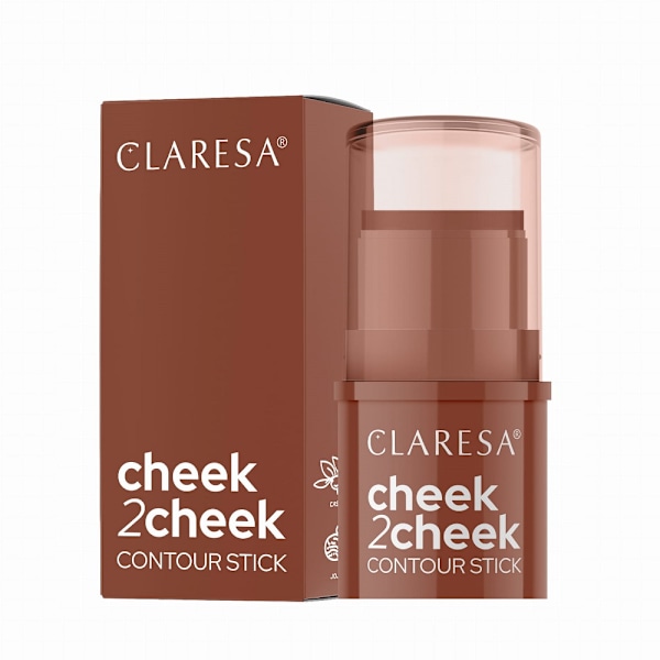 Claresa Cheek 2 Cheek Bronzer Stick 02 Mjölkchoklad/ 6g