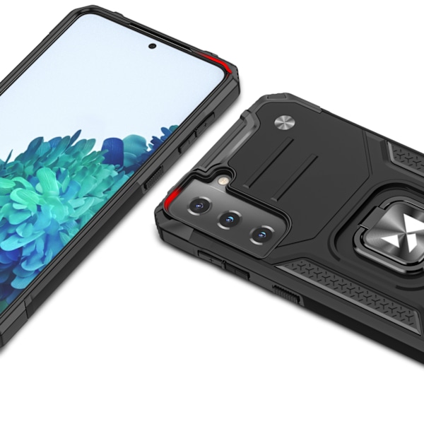 Wozinsky Ring Armor Hybridfodral med Magnetfäste för Samsung Gal