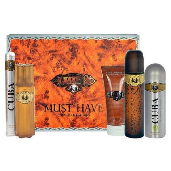 Cuba Original Cuba Gold Exklusivt Set: Eau De Toilette 100 ml +