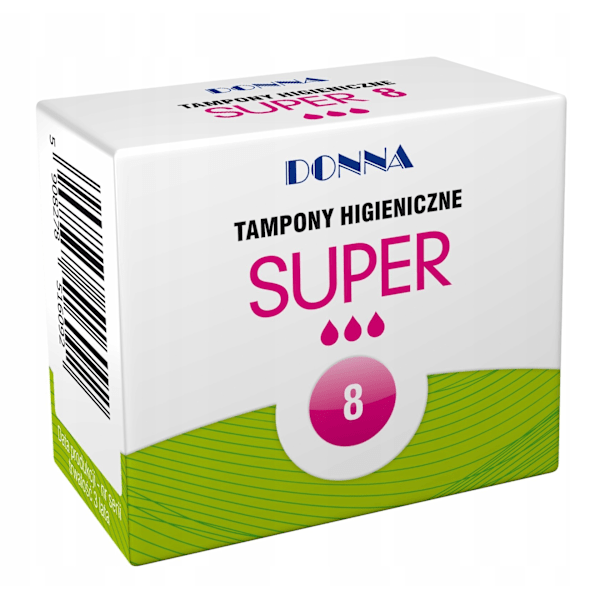 Hygieniska Tamponger/ Donna New/ Super/ 8 stycken