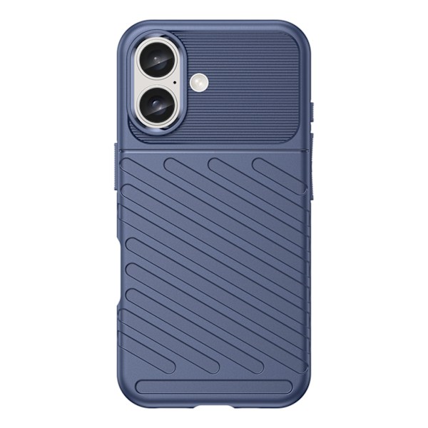 Silikonfodral Thunder Case för iPhone 16 - Blå