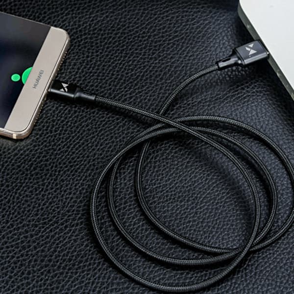 Wozinsky USB till USB Typ C Kabel 2/4A 2m Svart (WUC-C2B)