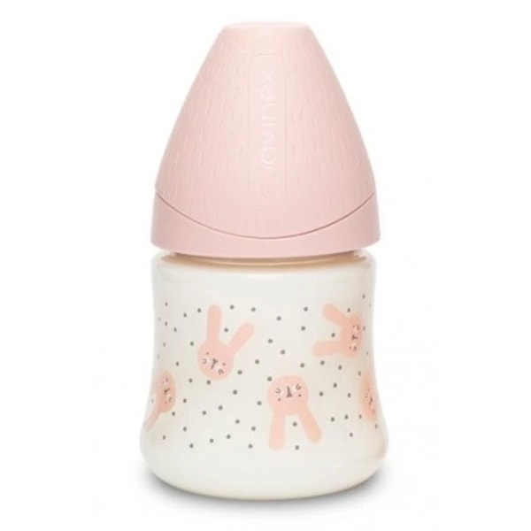 Suavinex/ Premiumflaska med rosa kanin 150 ml
