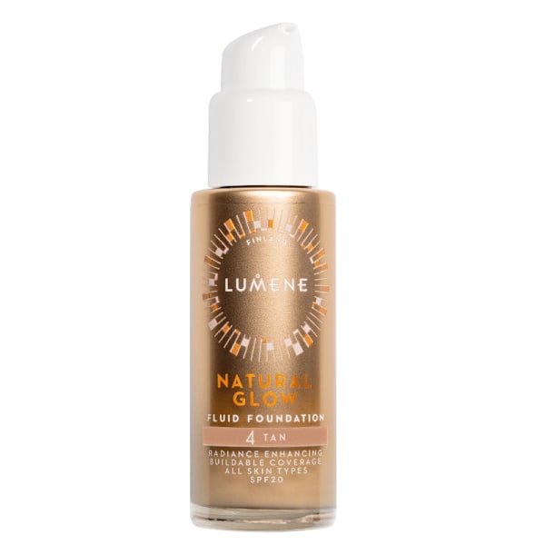 Lumene Foundation Lystergivande och Utjämnande 4 Tan SPF20/ 30ml