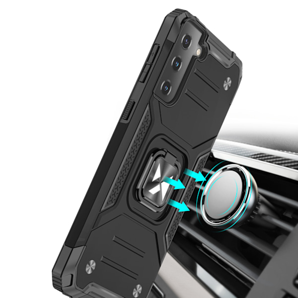 Wozinsky Ring Armor Hybridskal med Magnetiskt Fäste för Samsung