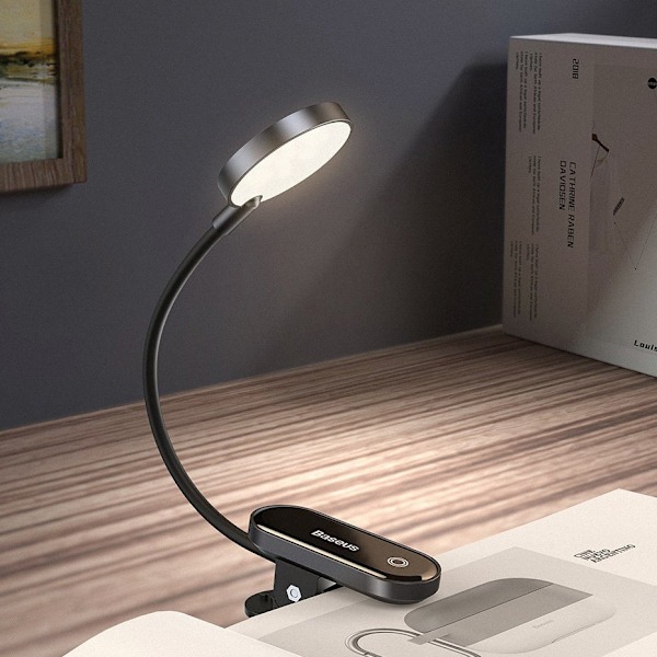 Baseus Mini LED Klämlykta Grå (DGRAD-0G)
