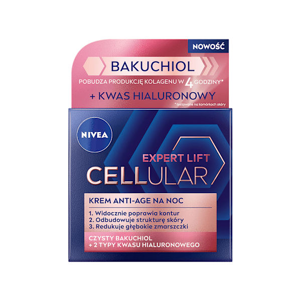 Nivea Anti-Ålder Nattcreme 50ml - Lyftande Kräm för Åldrande Hud