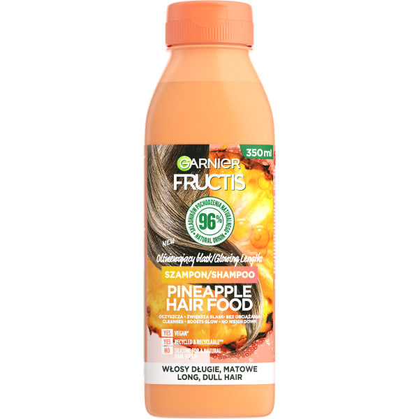 Garnier Fructis Ananas Hair Food Schampo för långa och matta hår