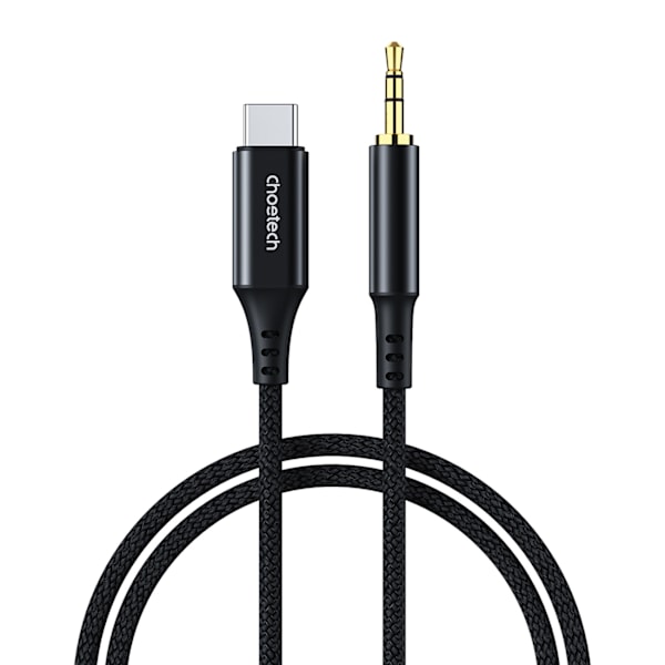 Choetech AUX006 USB-C till 3.5mm Ljudkabel 1m - Svart