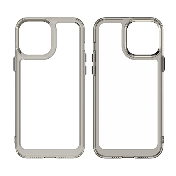 Skyddande Hårt Fodral för iPhone 12 Pro Max med Elastisk Blå Ram