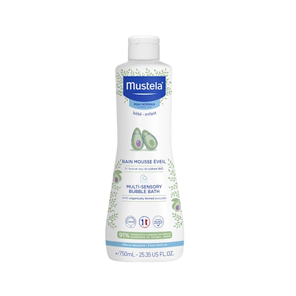 Mustela Multi-Sensorisk Bubbelbad för Barn och Spädbarn/ 750 ml