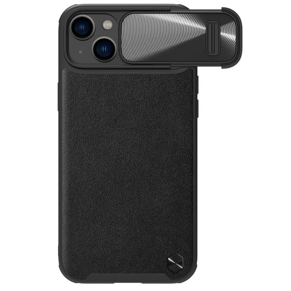 Nillkin CamShield Läderfodral med Kameraskydd För iPhone 14 Plus