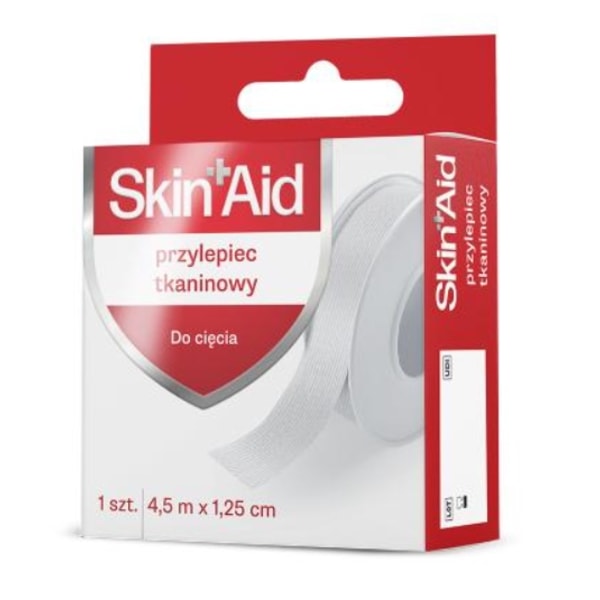 Skin Aid Textilplåster 4/5 m x 1/25 cm/ 1 styck