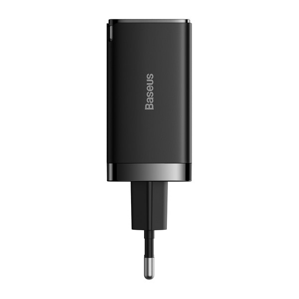 Basues GaN5 Pro Snabbladdare/ Dubbel USB-C & Enkelt USB/ 65W + U