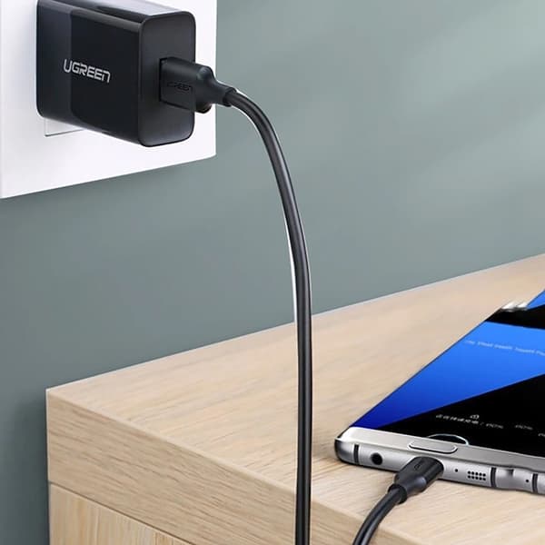 Ugreen SuperSpeed USB-A till USB-C Kabel 3.0/ 0/5m/ Svart/ 3A
