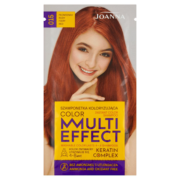 Joanna Färgschampo 015 Flammande Röd/ 35g - Multi Effekt Färgbev