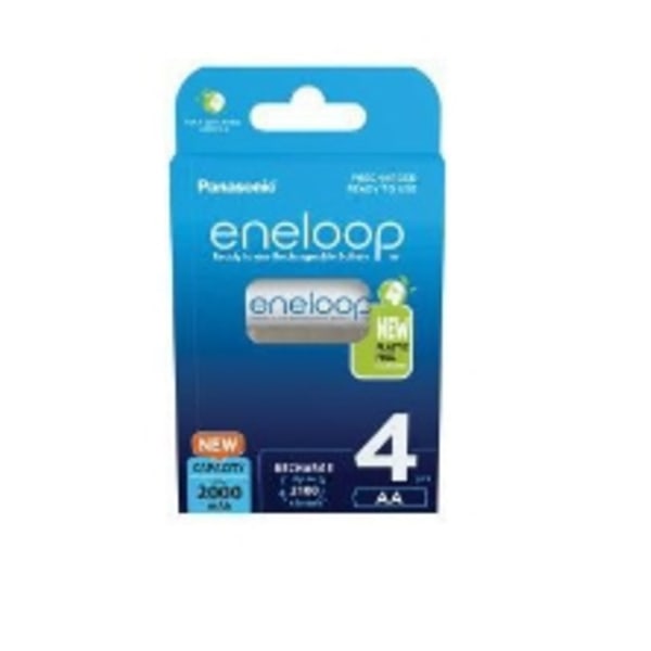 Panasonic Eneloop 4-pack AA-uppladdningsbara batterier/ 2000 mAh