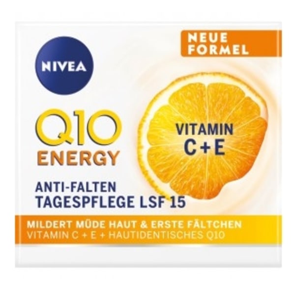Återfuktande anti-aging-creme med SPF 15 – Nivea Q Plus C/ 50 ml