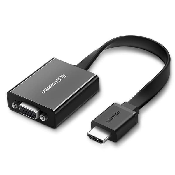 Ugreen HDMI till VGA Adapter med Micro USB/Aux 3/5 mm Mini Jack