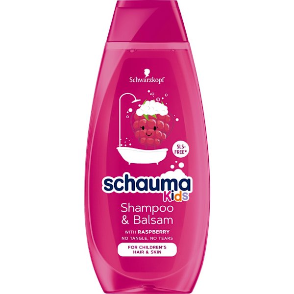 Svagt doftande Schampo och Balsam med Hallonextrakt/ 400ml