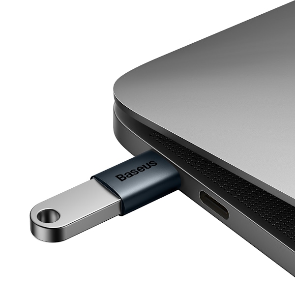 Baseus Ingenuity Series Adapter USB-C till USB-A 10Gb/s - Blå