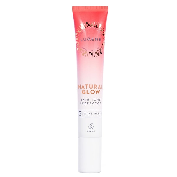 Lumene Natural Glow Ihoa Heleyttävä Sävyvoide Voide, Kermainen Coral Poskipuna, 20 ml