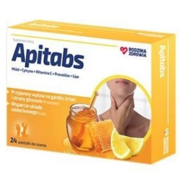 Hälsans Naturmedel Apitabs/ 24 sugtabletter