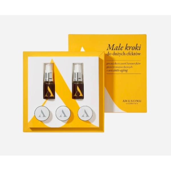 Fantastisk/ Anti-aging Ögonkräm 5 ml + Dagkräm 5 ml + Nattkräm 5
