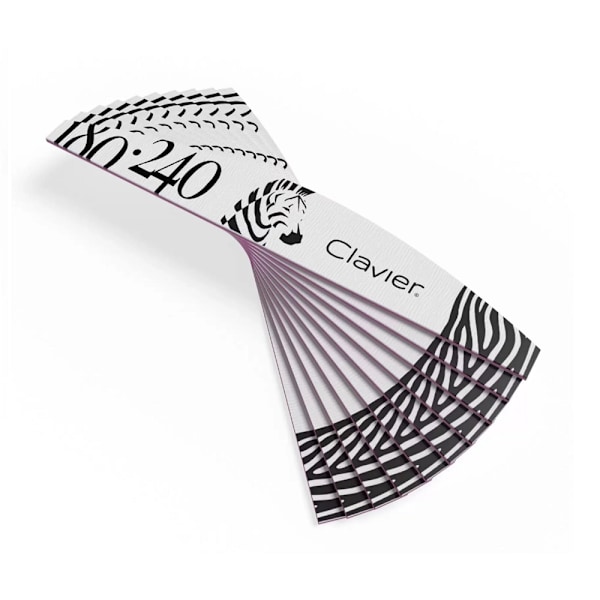 Clavier Nagelfil 180/240 Zebra/ 10-pack