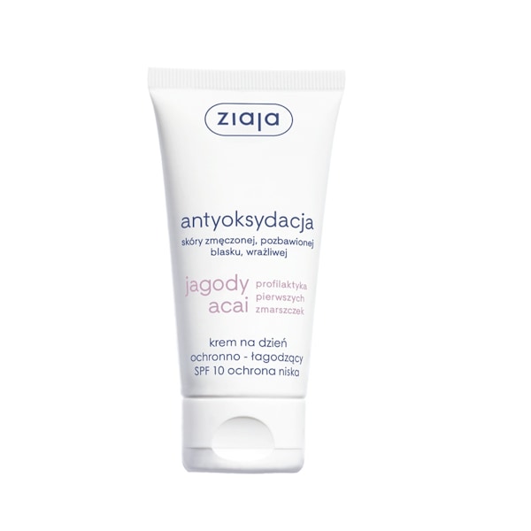 Ziaja Acai Bär Dagkräm SPF 10 Skyddande & Lugnande/ 50 ml