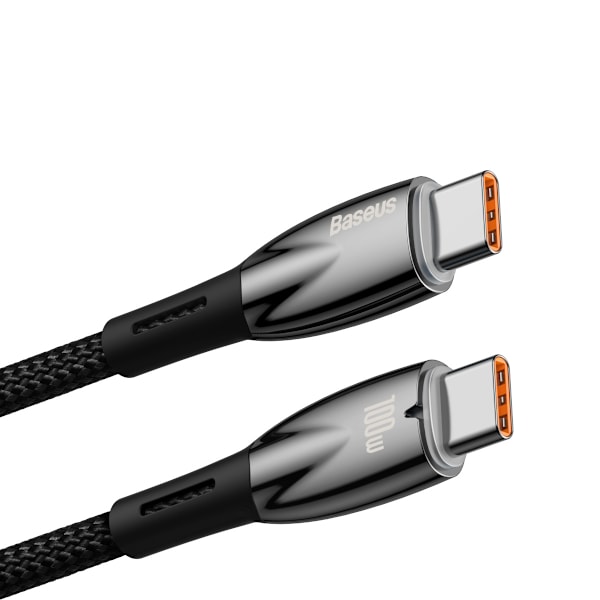 Baseus Glimmer-serien Snabbladdningskabel USB-C 480Mb/s PD 100W