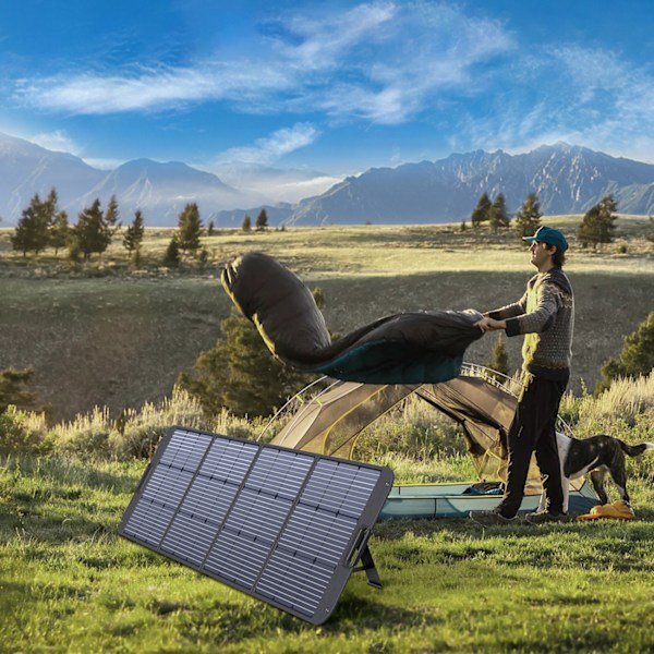 Choetech SC011 Bärbar Solpanel 200W - Svart