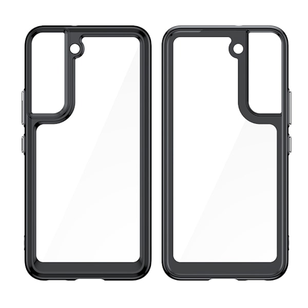 Genomskinligt hårt fodral med gelram för Samsung Galaxy S22+ (S2