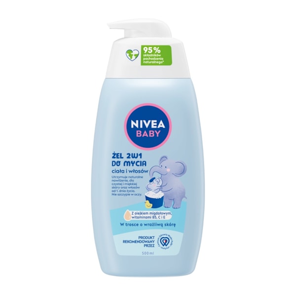Nivea Baby 2-i-1 Kropp & Hårtvätt/ 500ml