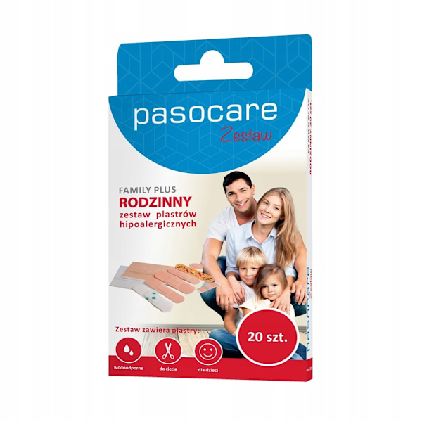 Familj Plus Plåster Set/ 20 stycken