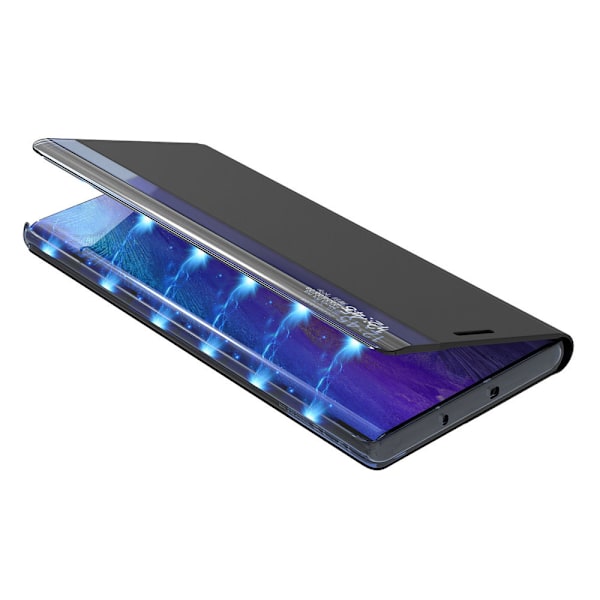 Samsung Galaxy A03s Svart Fodral med Stativfunktion - Sleep Case