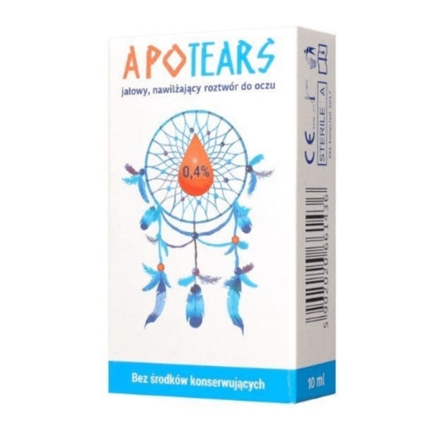 Ögon Drops ApoTears/ 0/4%/ 10 ml/vårdande ögondroppar för torra