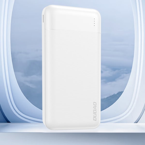 Dudao K18-1W Powerbank 10000mAh USB-A/ USB-C/ Micro USB - Vit