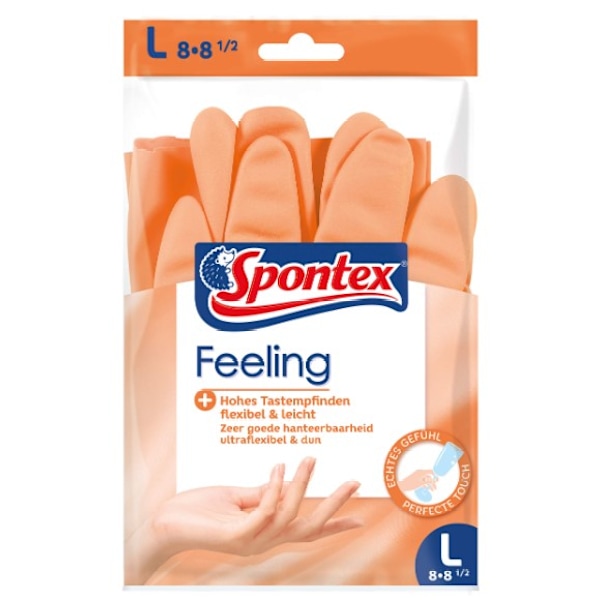 Spontex/ Känsla/ Handskar L/ 1 par