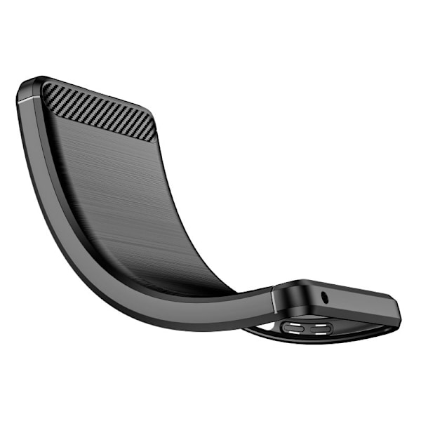 Samsung A03S EU Elastiskt Fodral i Kolfiberstil - Svart