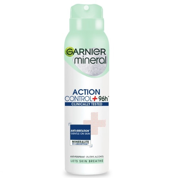 Garnier Mineral Action Control+ Antiperspirant Spray/ 150ml/"Min