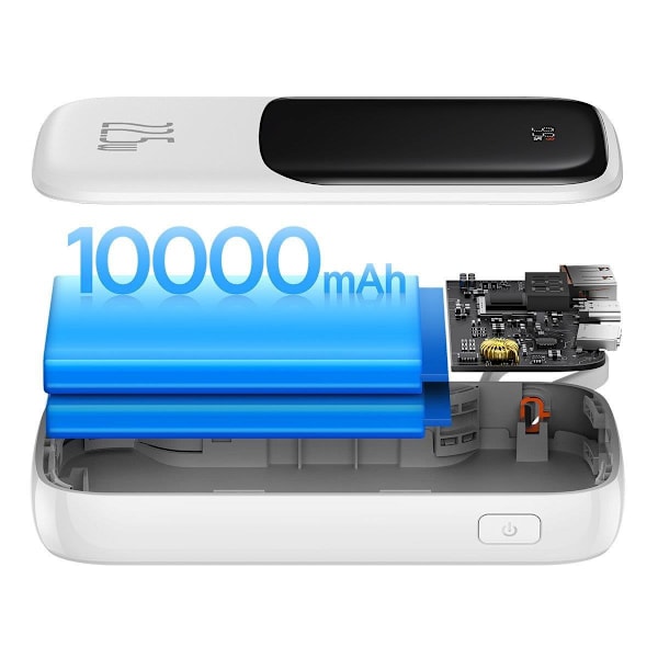 Baseus Qpow Digital Display Snabbladdare Powerbank 10000mAh 22/5