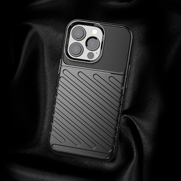 Blixtskyddslåda flexibel pansarfodral för iPhone 13 Pro blå